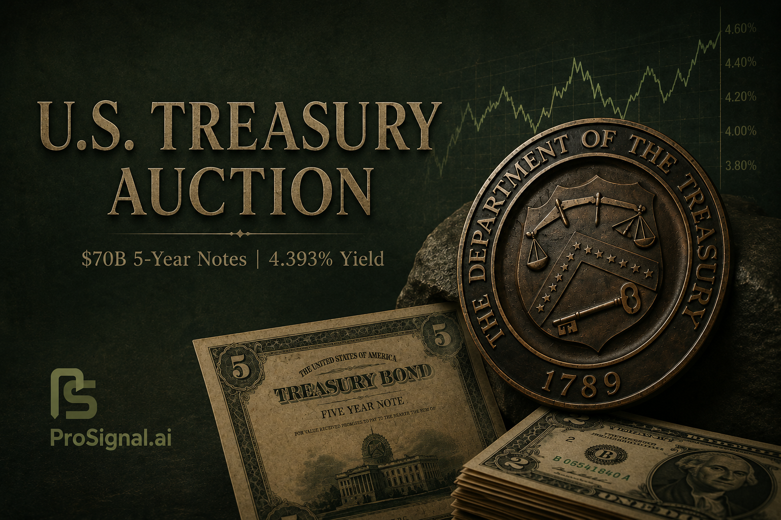 U.S. Treasury Auction Shows Stronger Demand